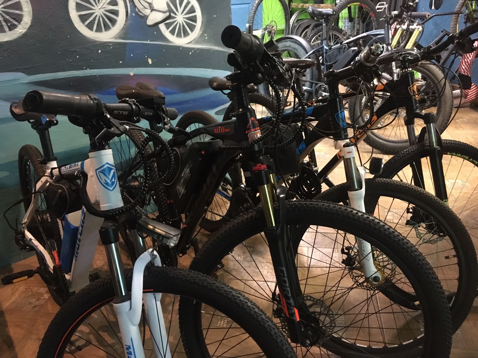 Фото 22 — Электровелосипеды с системой амортизации